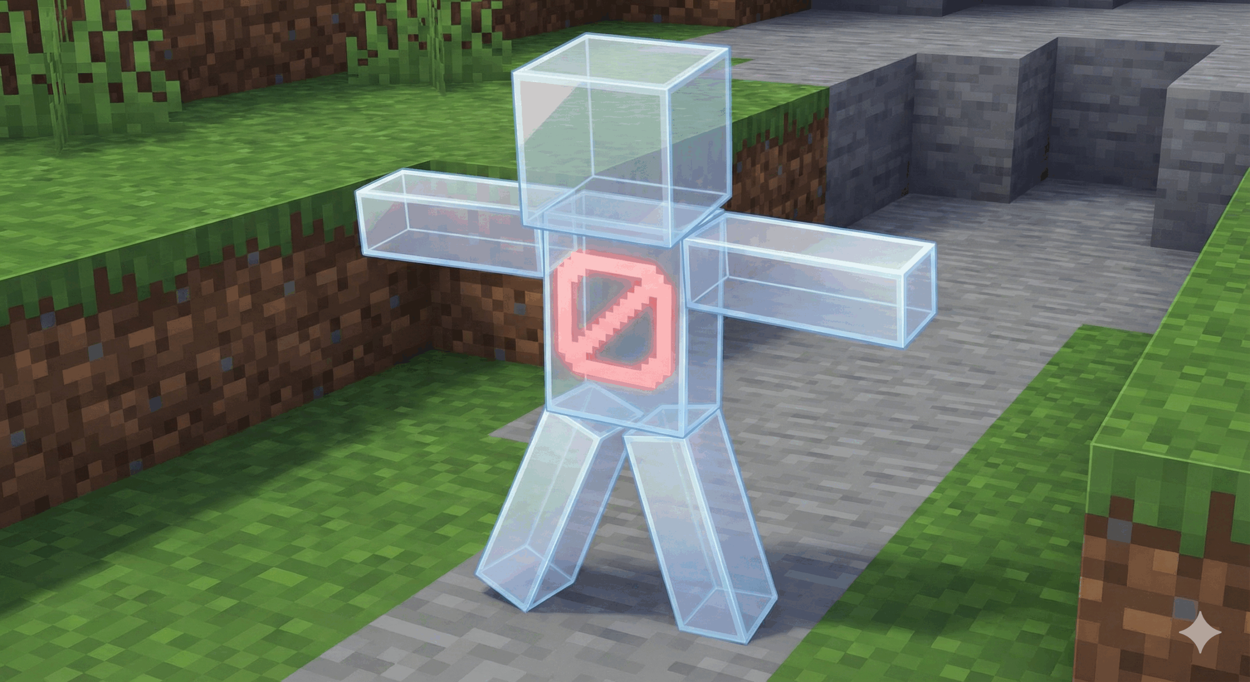 マイクラ】バリアブロックの出し方コマンド解説！見えない壁の作り方と