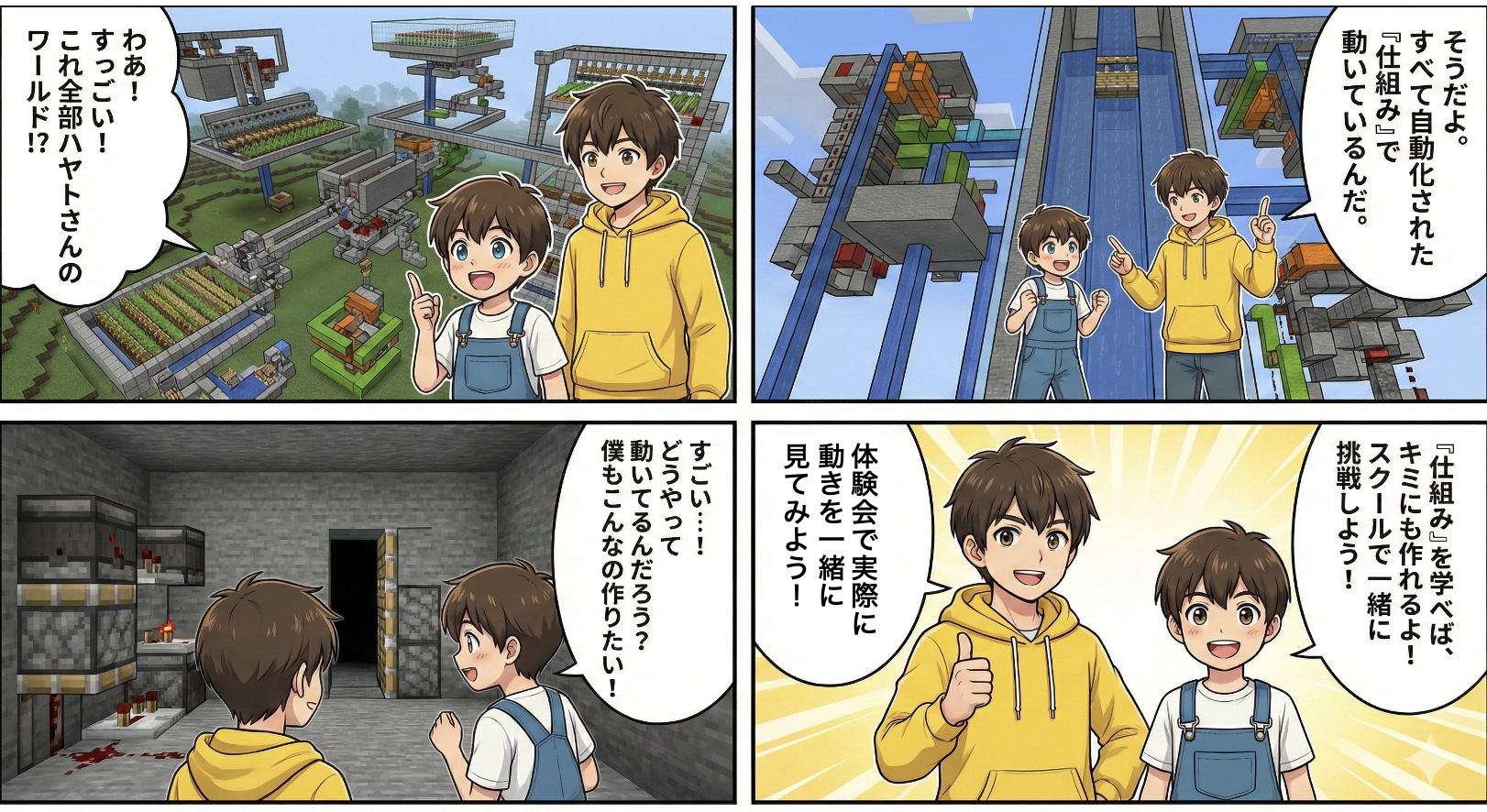 マイクラ 装置 ワールド探検