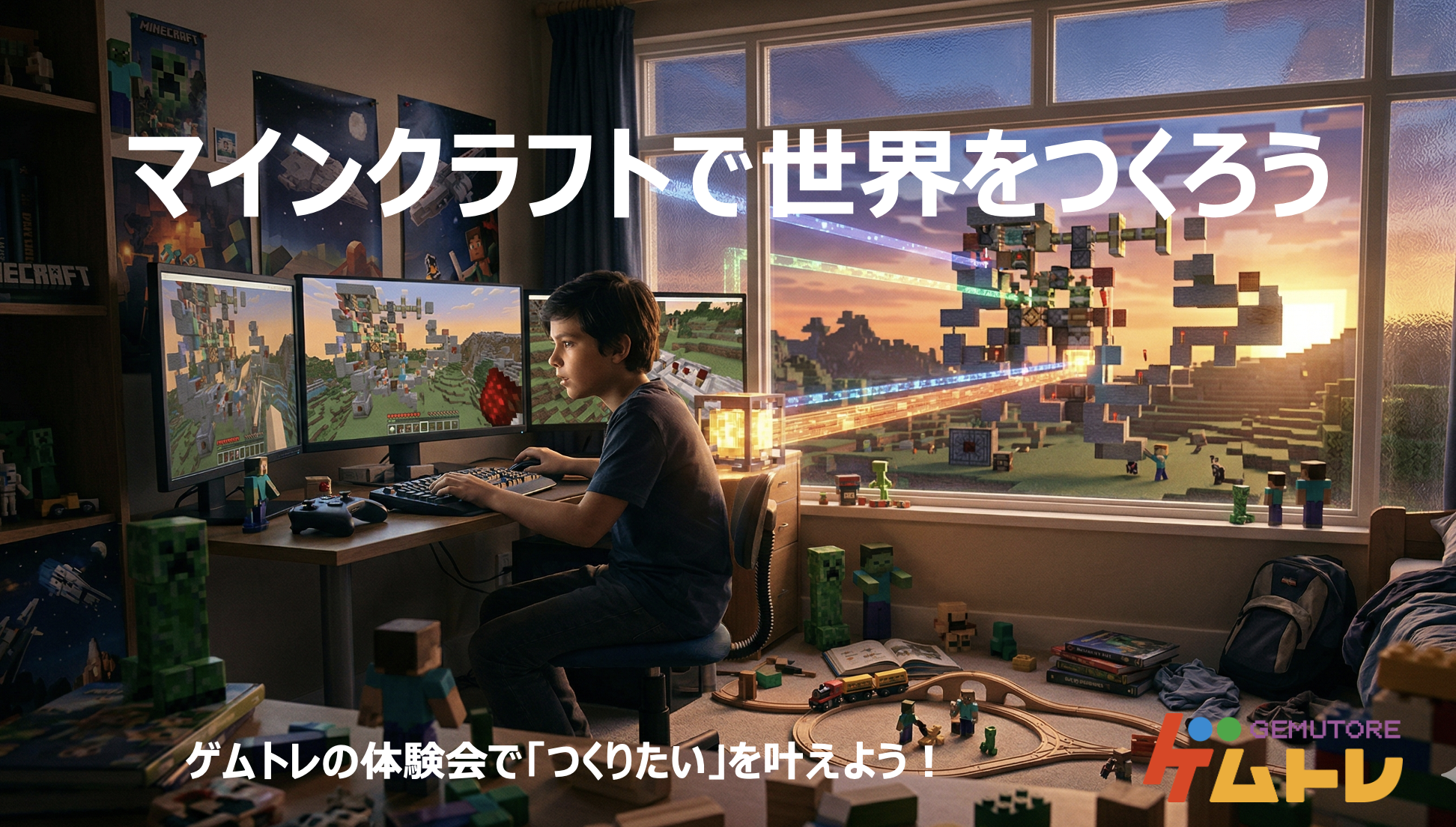 マインクラフトで世界をつくろう