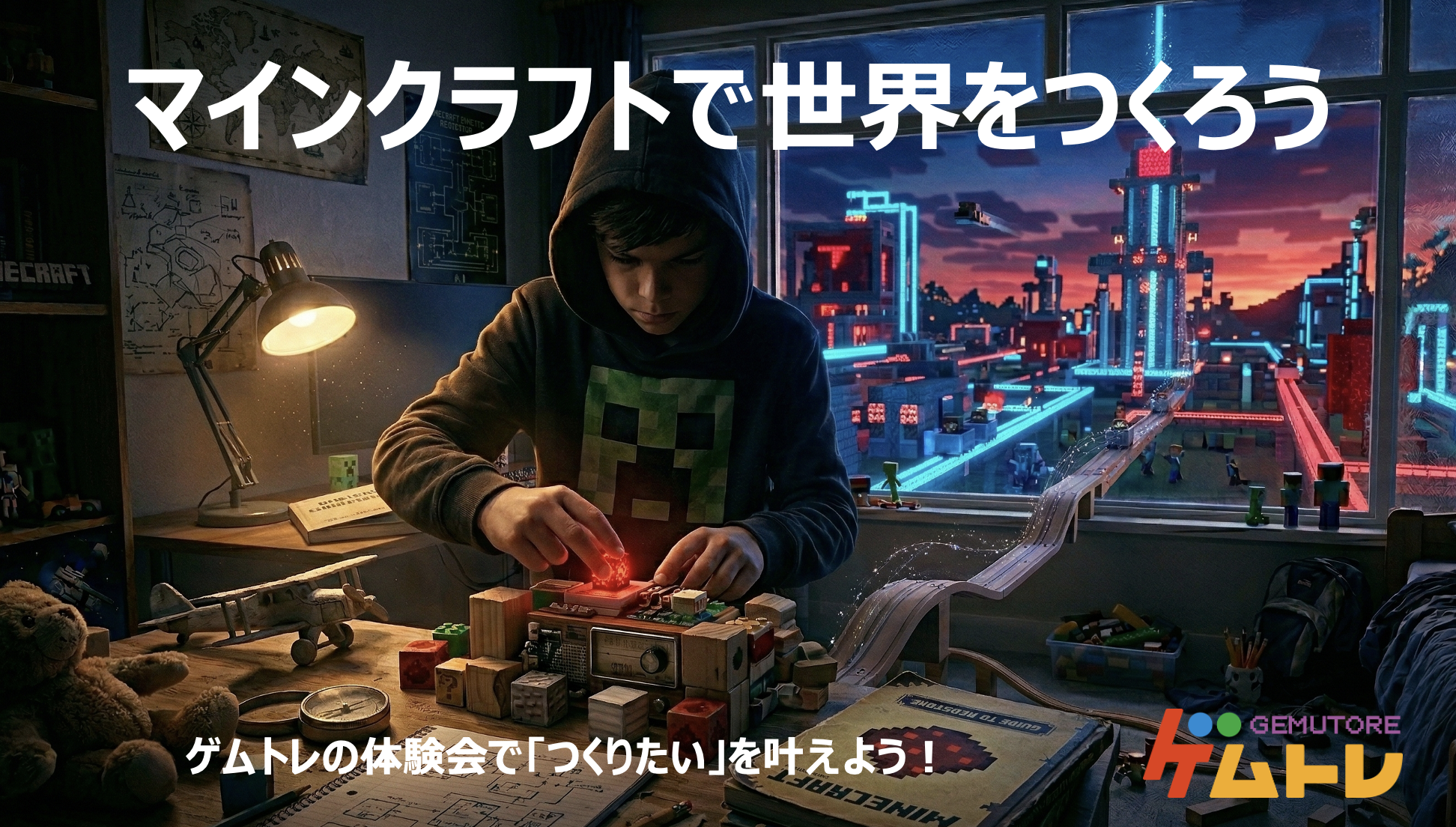 マインクラフトで世界をつくろう