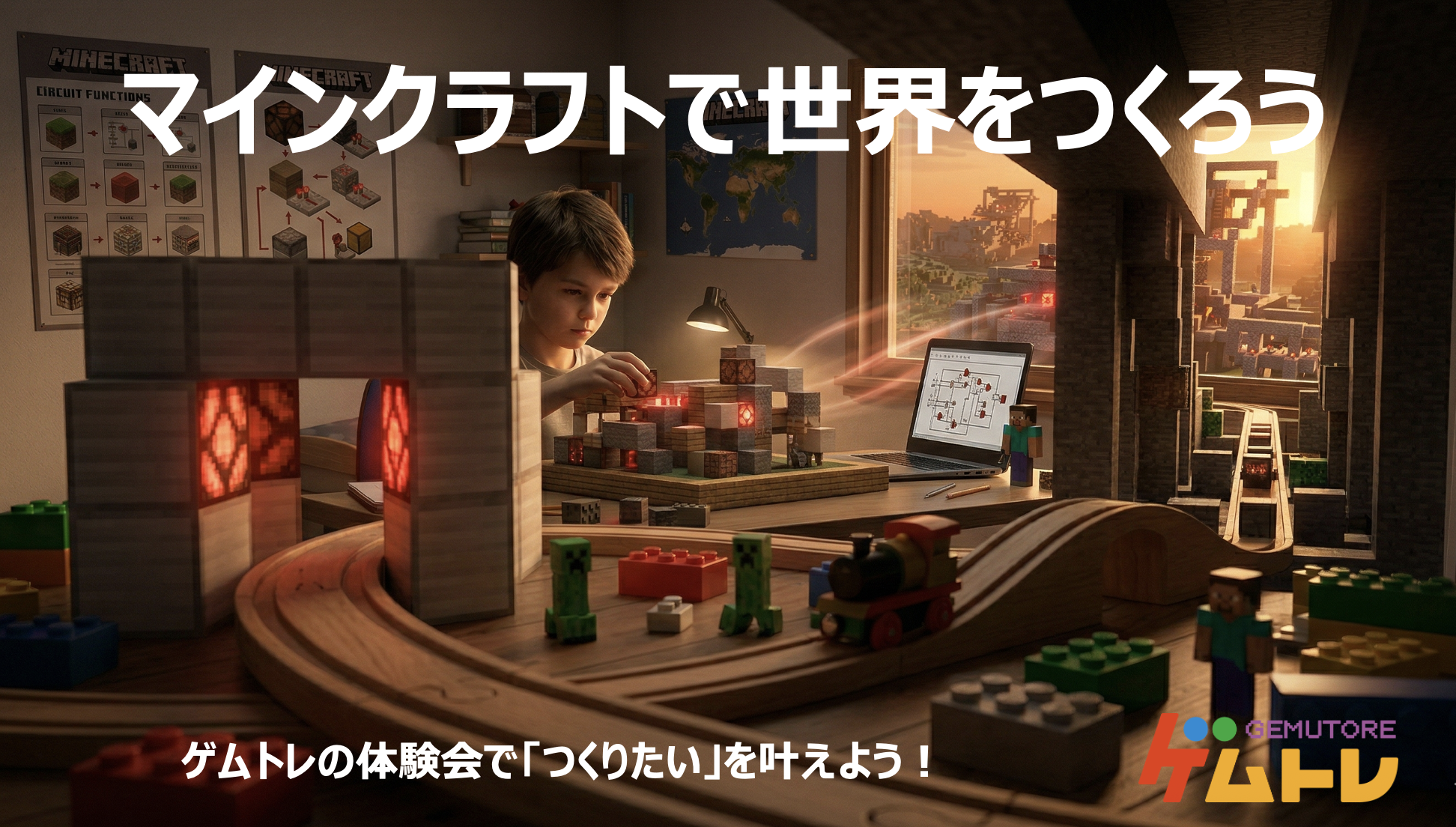 マインクラフトで世界をつくろう