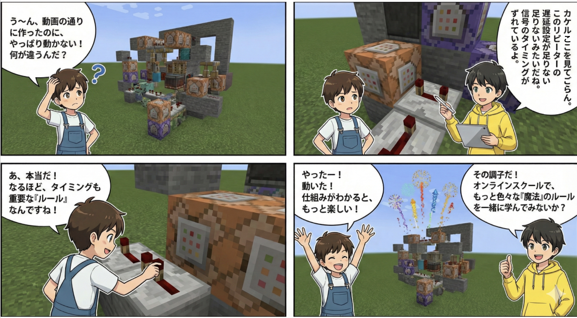 マイクラ 装置 漫画